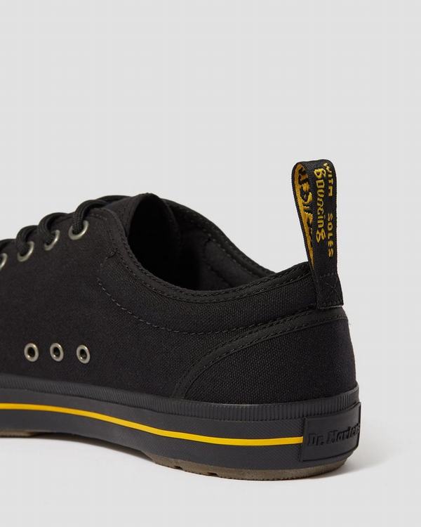 Dr Martens Dámské Tenisky Vontil Canvas Černé, CZ-573419